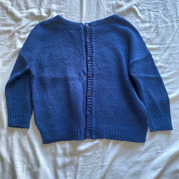 Razzle Dazzle Blue Knit Sweater - Picture 2 of 3